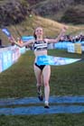 Emelia Gorecka wins the Junior Women BUPA Great Edinburgh Cross Country.